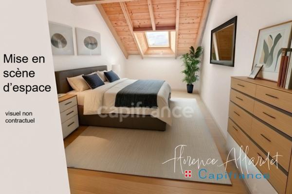 T4 duplex entièrement rénové avec goût – avec prestations de qualité – terrasse et stationnements- SAINT OFFENGE (73)