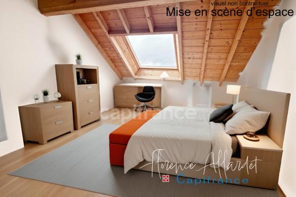 T4 duplex entièrement rénové avec goût – avec prestations de qualité – terrasse et stationnements- SAINT OFFENGE (73)