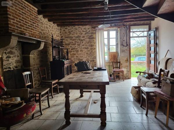 Maison à vendre à Saint-Sébastien en Creuse (23160), ref : 1214