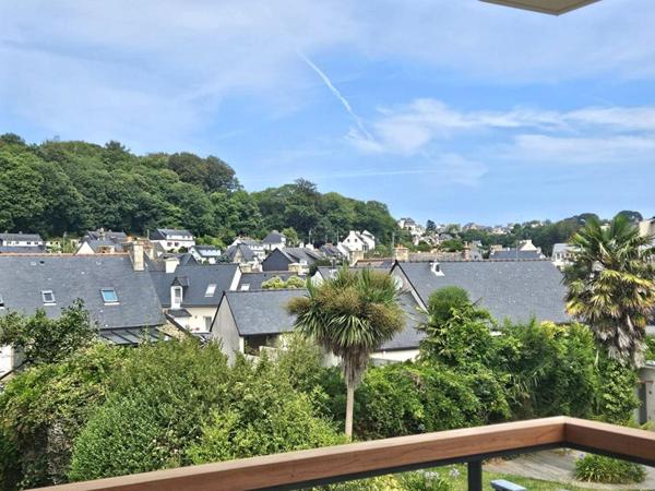 Vente appartement T3, dernier étage, port à pied, 2 balcons, 1 box, Perros-Guirec (22700)