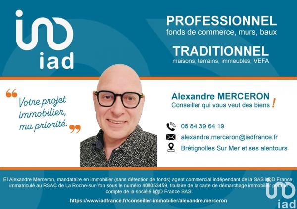 Atelier à vendre 721 m² Saint-Jean-de-Monts