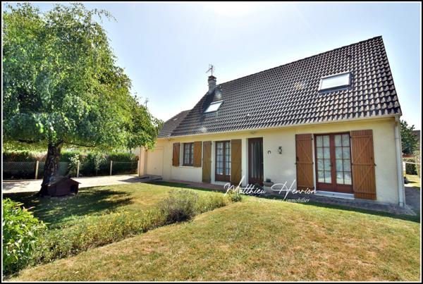 Commune prisée aux portes d’Évreux, en exclusivité, maison 5 chambres avec garage, DPE D