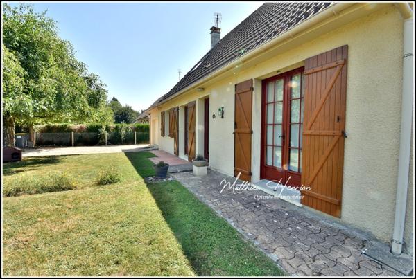 Commune prisée aux portes d’Évreux, en exclusivité, maison 5 chambres avec garage, DPE D