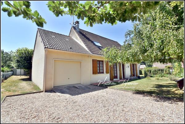 Commune prisée aux portes d’Évreux, en exclusivité, maison 5 chambres avec garage, DPE D