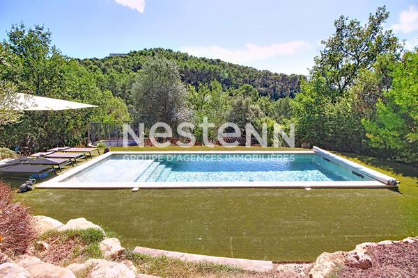 Maison Lorgues 4 pièces 113 m2 + piscine + sous sol sur un terrain de 1631m²