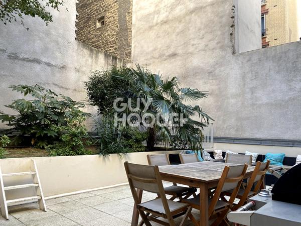 Appartement Paris 3 pièces avec terrasse et jardin