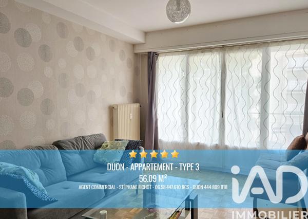 Appartement à vendre 3 pièces 56 m² Dijon