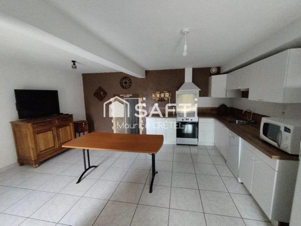 MAISON EN PIERRE DE 170 M²+5CHS+TERRAIN 922 M²+GARAGE