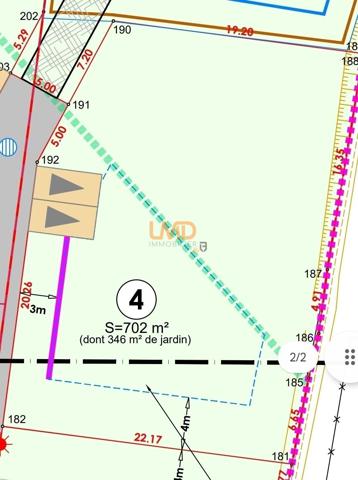 Terrain constructible viabilisé