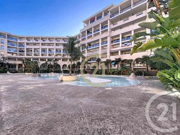 Appartement F2 + Cab à vendre  2 pièces - 28,93 m 2   CANNES LA BOCCA  - 06