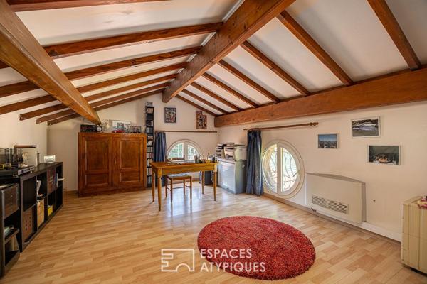 Maison avec vue sur les hauteur de grenay