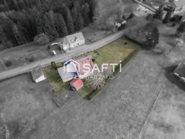 Unobstructed views of the mountains and forest, with a plot of land measuring 2,170 m².
