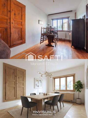 Unobstructed views of the mountains and forest, with a plot of land measuring 2,170 m².