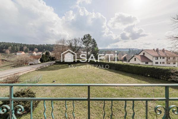 Unobstructed views of the mountains and forest, with a plot of land measuring 2,170 m².