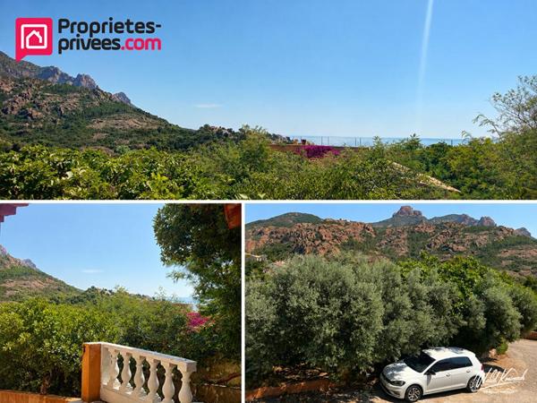Maison à Anthéor avec vue mer, piscine et deux logements indépendants
