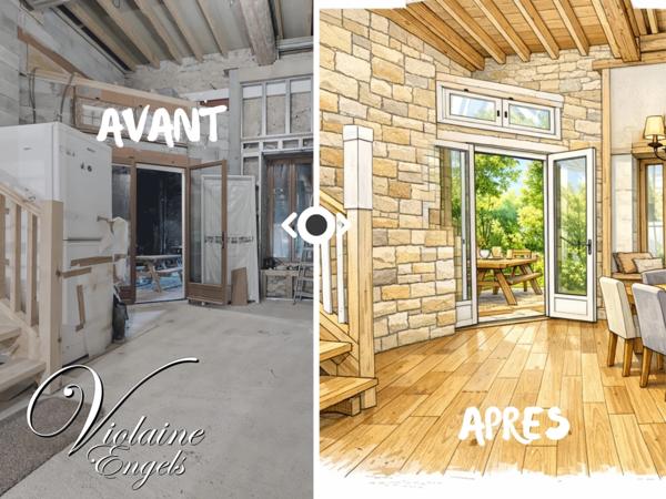 Ensemble immobilier à fort potentiel – Rénovation avancée et possibilités de construction à Oupia