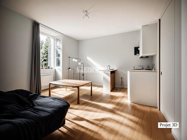 RENNES - Appartement proximité Gare, pour étudiants, actifs, location courte durée -chambre exposée Ouest côté sur jardin partagé - idéal pour investissement