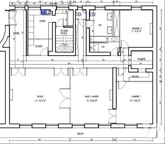 Paris 8ᵉ, Rue de Rome – Superbe appartement de réception au 5ᵉ étage avec balcon filant