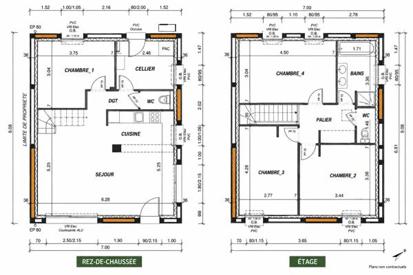 Maison
         5 pièces
        - 100 m² Exclusivité 310 000 € *