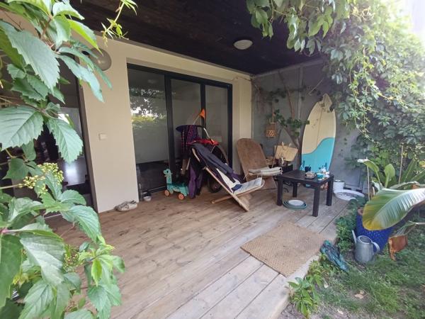 Appartement 3 pièces avec terrasse et jardin + 2 parking