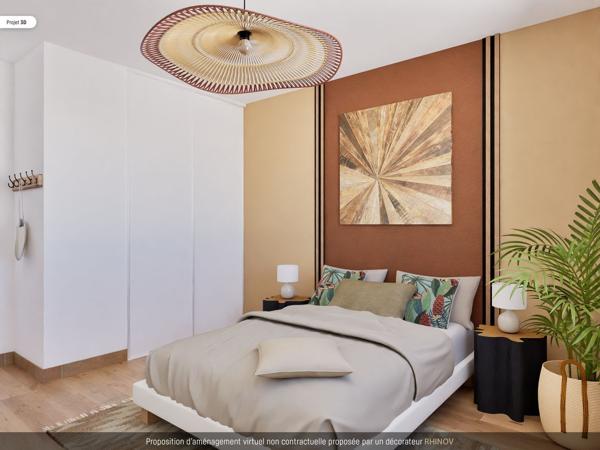 Appartement 3 pièces avec terrasse et jardin + 2 parking