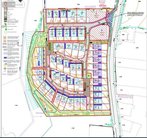 Terrain à Batir à vendre à Questembert dans le Morbihan (56230), ref : 56013-635