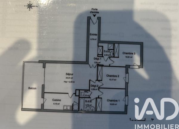 Appartement à vendre 4 pièces 85 m² Marseille 13