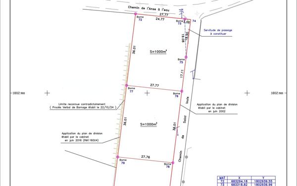 Terrain à vendre    Saint-François