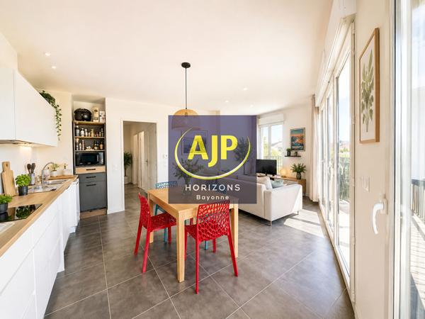 Appartement à vendre Anglet - 3 pièces, 61m² avec 2 chambre(s) à 255 000€ - AJP Horizons Bayonne