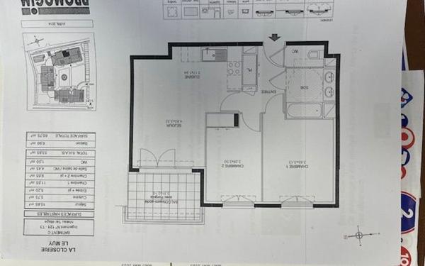 Appartement à vendre    3 pièces • 53,84 m2 Le Muy