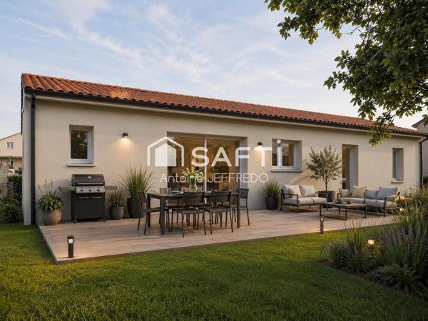 Maison neuve de plain-pied d’environ 105 m²