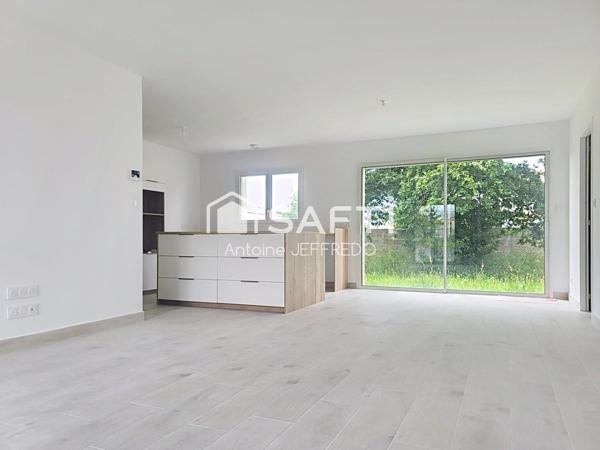 Maison neuve de plain-pied d’environ 105 m²