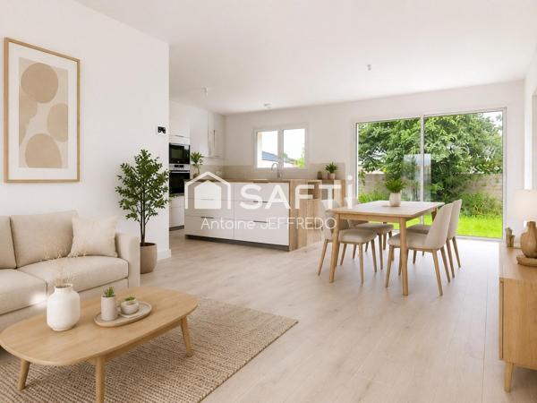 Maison neuve de plain-pied d’environ 105 m²
