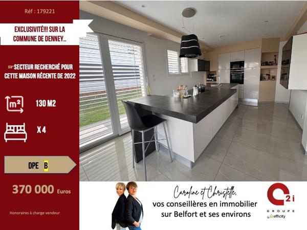 Maison 6 pièces - 130 m² Exclusivité efficity