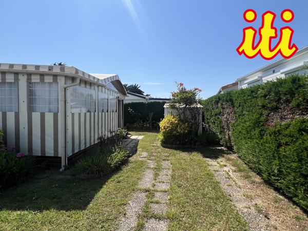 Mobil-home sur parcelle privative de 202 m²