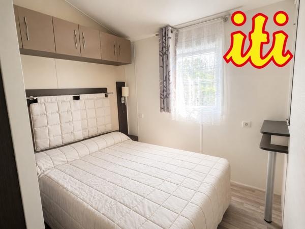 Mobil-home sur parcelle privative de 202 m²