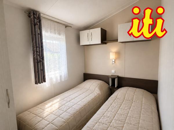 Mobil-home sur parcelle privative de 202 m²