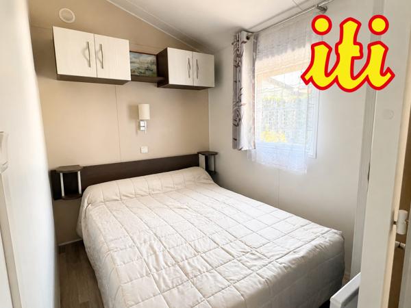 Mobil-home sur parcelle privative de 202 m²