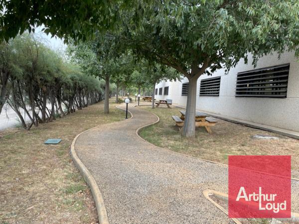 Bureaux à louer à Montpellier avec terrasse privative et parkings inclus