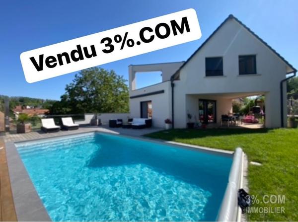 3%COM Très belle maison contemporaine avec piscine Gimbrett (67370)