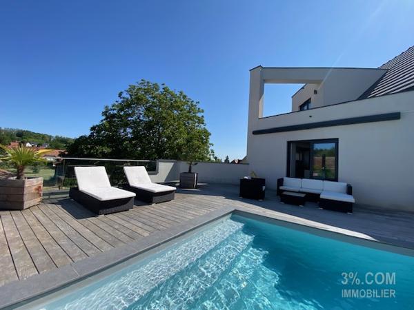 3%COM Très belle maison contemporaine avec piscine Gimbrett (67370)