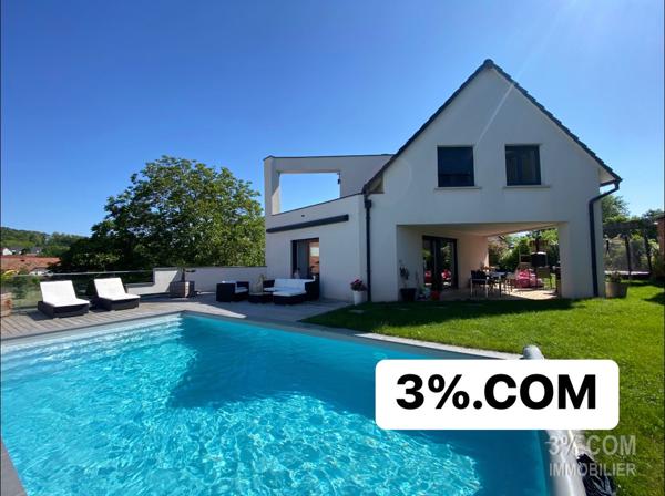 3%COM Très belle maison contemporaine avec piscine Gimbrett (67370)