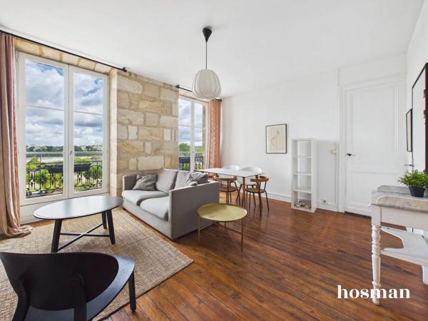Magnifique appartement T2 de 56 m² avec vue dégagée sur les quais – Quai Sainte-Croix, Bordeaux