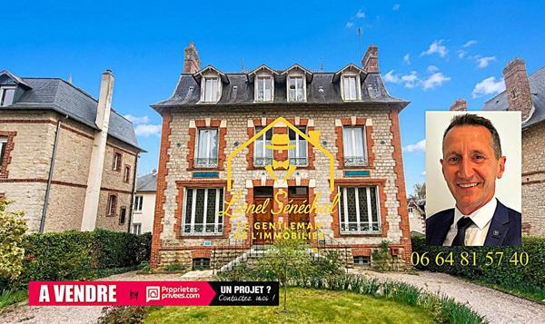 Opportunité rare : immeuble de caractère avec 12 studios dans une demeure de prestige en plein centre-ville de Bagnoles-de-l'Orne