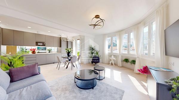 NICE - FLEURS : JOLI 3 PIÈCES AVEC BALCON ET PETITE TERRASSE
