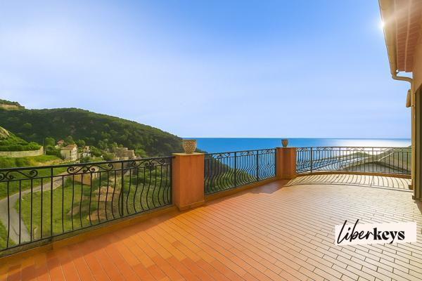 Èze – Vue mer panoramique, dernier étage de villa – 118 m² + 60 m² de terrasse