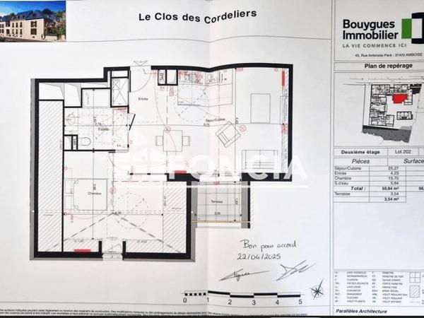 Location Appartement 2 pièces 50.84 m² - Amboise 37400