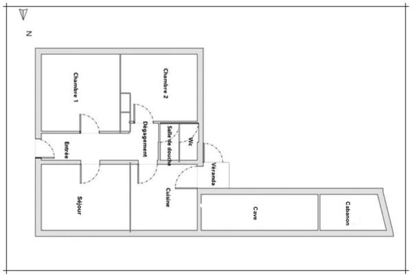 A VENDRE - Maison plain-pied 3 pièces 59m2 BOUGUENAIS (44340)
