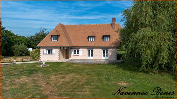 Entre Bernay et Brionne – Maison familiale de 4 chambres sur un jardin arboré de 6 000 m²