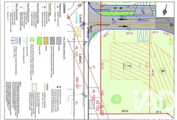 Terrain à vendre 683 m² Sens
